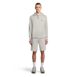 Spodenki dresowe Lyle & Scott. Brązowe krótkie spodenki sportowe LYLE AND SCOTT, s, bez wzorów, z bawełny. Za 257.05 zł.