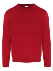 Malo Optimum Sweter w kolorze czerwonym rozmiar: L. Czerwone swetry nierozpinane Malo Optimum, l, bez wzorów, z kaszmiru, bez kołnierzyka, bez ramiączek. Za 260.99 zł.