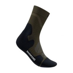 Skarpetki średniej wysokości z wełny merino Bauerfeind Merino. Zielone skarpety BAUERFEIND, bez wzorów, z wełny. Za 265.50 zł.