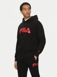 Fila Bluza Landogne FAM0872 Czarny Regular Fit. Czarne bluzy Fila, m, bez wzorów, z syntetyku, bez kaptura. Za 179.99 zł.