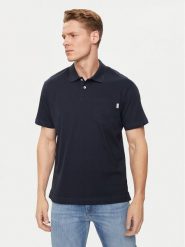 Pepe Jeans Polo Holden PM542154 Granatowy Regular Fit. Niebieskie koszulki polo Pepe Jeans, m, bez wzorów, z bawełny, bez kołnierzyka, bez ramiączek. Za 159.99 zł.