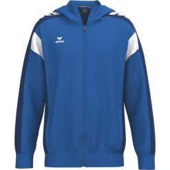 Kurtka treningowa Erima Celebrate 125 z kapturem niebieska. Niebieskie kurtki Erima, s, bez wzorów, z materiału, z kapturem. Za 336.00 zł.