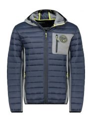 Geographical Norway Kurtka przejściowa "Boaz" w kolorze szaro-granatowym rozmiar: S. Niebieskie kurtki Geographical Norway, s, bez wzorów, bez kaptura. Za 192.33 zł.