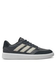Adidas Sneakersy Courtblock IG6861 Szary. Szare buty sportowe casual Adidas, bez wzorów, ze skóry, bez zapięcia. Za 169.99 zł.