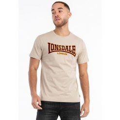 Koszulka Lonsdale Classic. Brązowe t-shirty sportowe Lonsdale, bez wzorów, bez ramiączek. Za 184.00 zł.