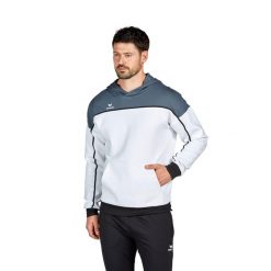 Sweat z kapturem Erima Change. Białe swetry nierozpinane Erima, m, bez wzorów, z polaru, bez kołnierzyka, bez ramiączek. W wyprzedaży za 292.50 zł.