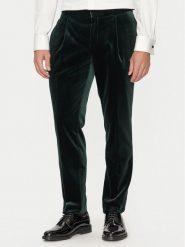 Hugo Spodnie materiałowe Getlin242E1X 50524910 Zielony Slim Fit. Zielone spodnie materiałowe Hugo, m, bez wzorów, z bawełny. Za 999.99 zł.