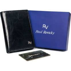 Portfel męski czarny Rovicky RV-7680056-9-8688 BL. Czarne portfele ROVICKY, bez wzorów, ze skóry. Za 71.99 zł.