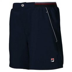 Spodnie treningowe męskie Fila Short Stephan. Niebieskie spodnie materiałowe Fila, na co dzień, m, bez wzorów, z dresówki, casualowe, krótkie. Za 384.00 zł.