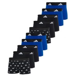 Bokserki Active Flex Cotton 10 pak. Niebieskie bokserki Adidas, m, bez wzorów, z bawełny. Za 538.00 zł.