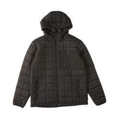 Kurtka męska Billabong Journey Puffer pikowana z kapturem. Czarne kurtki Billabong, m, bez wzorów, z kapturem. W wyprzedaży za 326.49 zł.