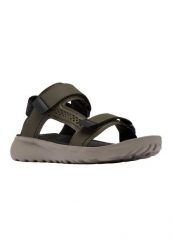 Męskie sandały turystyczne Columbia PEAKFREAK ROAM SANDAL 2108771326. Zielone sandały Columbia, z materiału, z okrągłym noskiem, bez zapięcia. Za 209.99 zł.