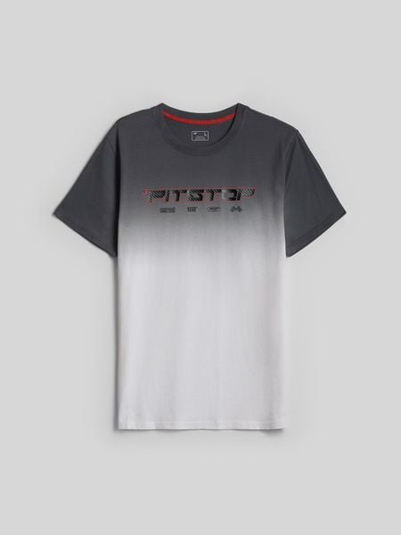 4F T-shirt regular z nadrukiem męski - biały L. Białe t-shirty 4F, l, bez wzorów, z bawełny, bez kołnierzyka, bez ramiączek. Za 89.99 zł.