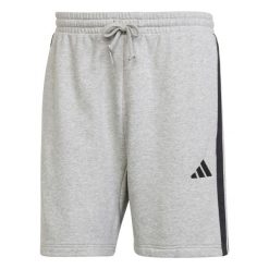 Szorty adidas Essentials 3-Stripes. Szare szorty Adidas, bez wzorów, sportowe. Za 229.50 zł.