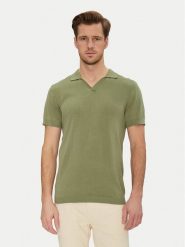 Blend Polo 20718362 Zielony Regular Fit. Zielone koszulki polo Blend, l, bez wzorów, z bawełny, bez kołnierzyka, bez ramiączek. Za 99.99 zł.