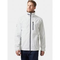 Kurtka Żeglarska Męska Helly Hansen Crew 2.0. Białe kurtki Helly Hansen, m, bez wzorów, bez kaptura. Za 649.00 zł.
