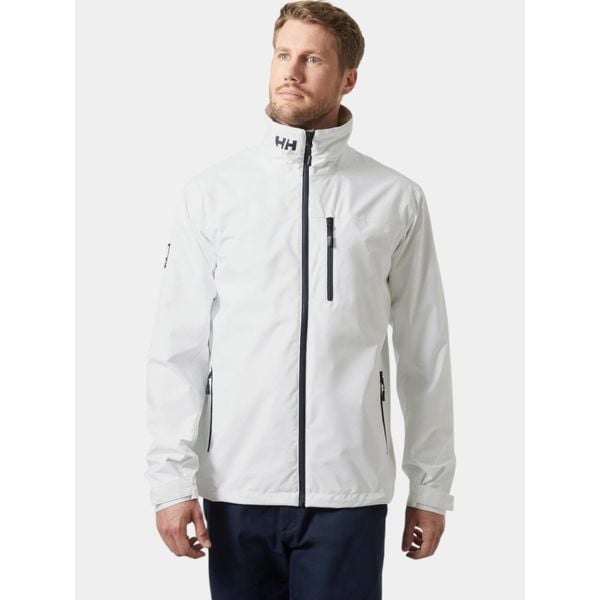 Kurtka Żeglarska Męska Helly Hansen Crew 2.0. Białe kurtki Helly Hansen, m, bez wzorów, bez kaptura. W wyprzedaży za 519.20 zł.