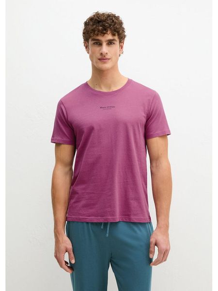 Marc O´Polo Bodywear Koszulka piżamowa w kolorze jagodowym rozmiar: L. Różowe piżamy l, bez wzorów, z bawełny, bez ramiączek. Za 82.95 zł.