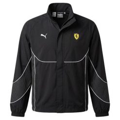 Kurtka z dresu Puma Tech-X. Czarne kurtki Puma, l, bez wzorów, z dresówki, bez kaptura. Za 424.25 zł.
