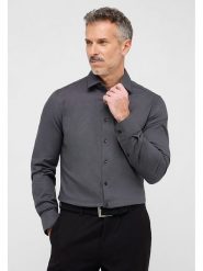 Eterna Koszula - Slim fit - w kolorze antracytowym rozmiar: 44. Czarne koszule Eterna, bez wzorów, z bawełny, bez kołnierzyka, bez ramiączek. Za 96.37 zł.