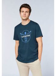 Chiemsee Koszulka w kolorze granatowym rozmiar: L. Niebieskie bezrękawniki Chiemsee, l, bez wzorów, z bawełny, bez kołnierzyka, bez ramiączek. Za 69.91 zł.