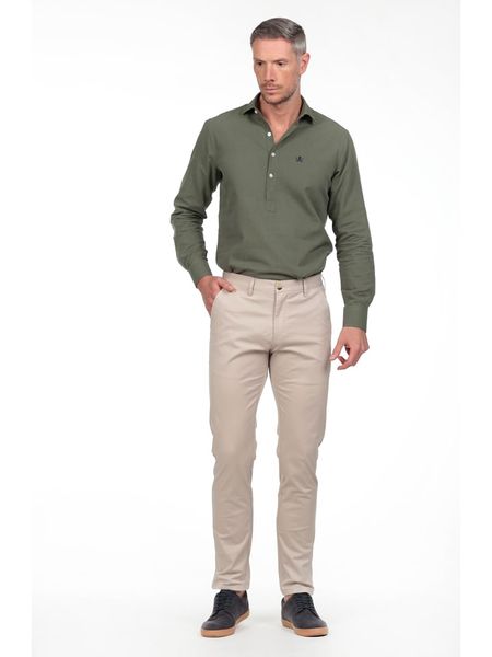 The Time of Bocha Spodnie chino w kolorze beżowym rozmiar: 54. Brązowe eleganckie spodnie The Time of Bocha, na co dzień. Za 144.24 zł.