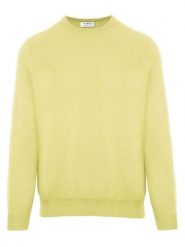 Malo Optimum Sweter w kolorze jasnożółtym rozmiar: XL. Żółte swetry nierozpinane Malo Optimum, xl, bez wzorów, z kaszmiru, bez kołnierzyka, bez ramiączek. Za 339.99 zł.