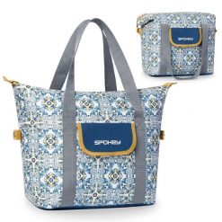 Torba turystyczna termiczna Spokey San Remo. Torby na ramię Spokey, bez wzorów, z materiału, na ramię, duże, bez dodatków. Za 57.99 zł.