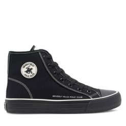Trampki Beverly Hills Polo Club. Czarne trampki Beverly Hills Polo Club, m, bez wzorów, bez zapięcia. Za 129.99 zł.