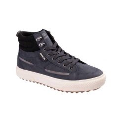 Trampki Męskie Romi Mid. Czarne trampki IGUANA, m, bez wzorów, bez zapięcia. Za 251.97 zł.