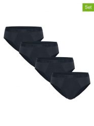 Fila Slipy (4 pary) w kolorze granatowym rozmiar: M. Niebieskie slipki Fila, m, bez wzorów. Za 82.99 zł.