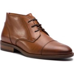 Trzewiki TOMMY HILFIGER - Essential Leather Toecap Boot FM0FM02138 Winter Cognac 906. Botki sznurowane marki Tommy Hilfiger. Za 699.00 zł.