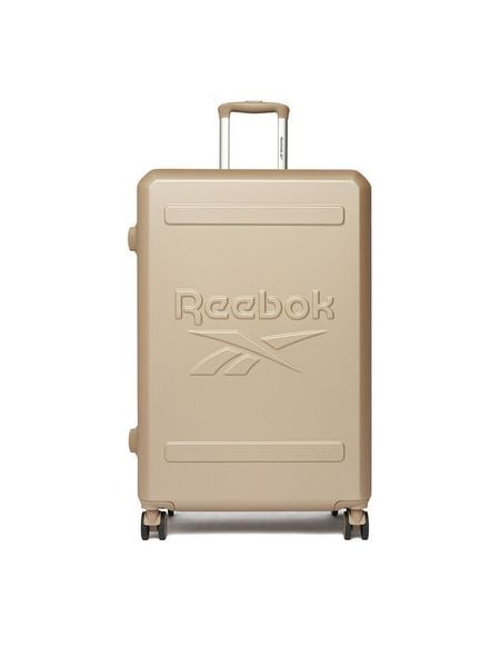Reebok Walizka duża CEO-RBK-WAL-023-CCC-L Beżowy. Żółte walizki Reebok, bez wzorów, z tworzywa sztucznego, duże. Za 349.99 zł.