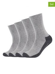 Camano Skarpety (4 pary) w kolorze szarym rozmiar: 39-42. Szare skarpety camano, bez wzorów, ze splotem. Za 43.99 zł.