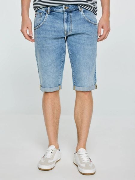 Szorty męskie jeansowe niebieskie Conner 298. Niebieskie szorty BIG STAR, l, bez wzorów, z denimu, klasyczne. Za 199.99 zł.