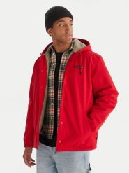 Quiksilver Kurtka przejściowa EQYJK04186 Czerwony Regular Fit. Czerwone kurtki Quiksilver, m, bez wzorów, z bawełny, bez kaptura. Za 549.99 zł.