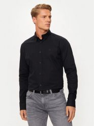 INDICODE Koszula Hayley 25-361 Czarny Slim Fit. Czarne koszule INDICODE, m, bez wzorów, z bawełny, bez kołnierzyka, bez ramiączek. Za 119.99 zł.