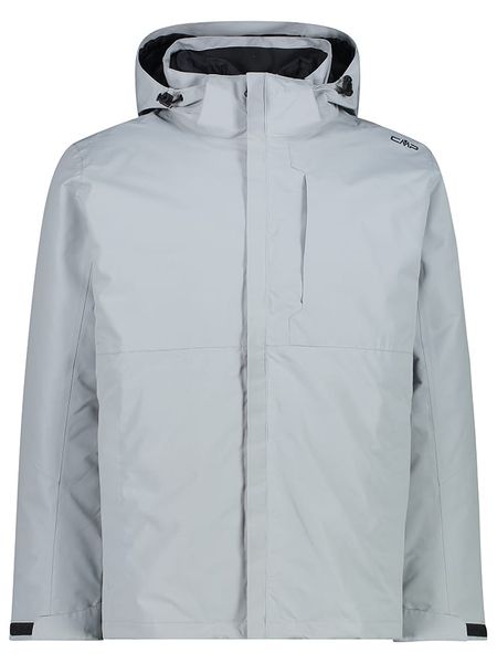 CMP Kurtka funkcyjna 3w1 w kolorze szaro-granatowym rozmiar: 52. Niebieskie kurtki outdoor i hardshell CMP, m, bez wzorów, bez kaptura. Za 344.54 zł.