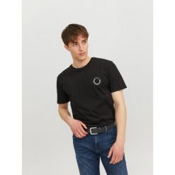 Pasek Męski Jack&Jones. Czarne paski Jack&Jones, bez wzorów. Za 49.99 zł.