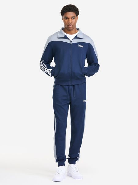Dres Lonsdale Caunton. Niebieskie komplety dresowe Lonsdale, m, z aplikacjami, z dresówki, bez ramiączek. Za 364.27 zł.