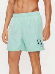 Armani Exchange Szorty plażowe 953034 CC623 16130 Zielony Regular Fit. Zielone szorty Armani Exchange, m, bez wzorów, z syntetyku. Za 499.99 zł.
