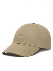 Calvin Klein Czapka z daszkiem Monogram Embroidery Baseball Cap LV04G5002G Beżowy. Brązowe czapki z daszkiem CALVIN KLEIN, bez wzorów, z bawełny. Za 169.99 zł.