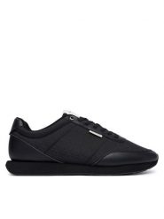 Calvin Klein Sneakersy Retro Runner T Lth Aop Ny HM0HM02213 Czarny. Czarne buty sportowe casual CALVIN KLEIN, bez wzorów, z materiału, bez zapięcia. Za 449.99 zł.