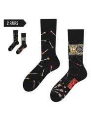 TODO SOCKS Skarpety (2 pary) w kolorze czarnym rozmiar: 39-42. Czarne skarpety TODO SOCKS, bez wzorów, prążkowane. Za 70.95 zł.