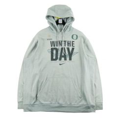Męska bluza z kapturem Oregon Ducks. Szare bluzy z kapturem Nike, l, bez wzorów, z kapturem. Za 68.12 zł.