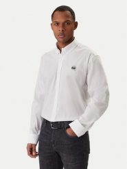 KARL LAGERFELD Koszula 605912 561600 Biały Regular Fit. Białe koszule KARL LAGERFELD, m, bez wzorów, z bawełny, bez kołnierzyka, bez ramiączek. Za 709.99 zł.