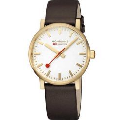 Zegarek męski Mondaine MSE.40112.LGV, Quartz, 40mm, 3ATM. Żółte zegarki mondaine, ze stali. Za 1,403.60 zł.