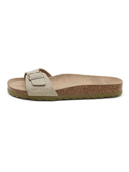 SABOKETS Klapki w kolorze khaki rozmiar: 42. Brązowe klapki SABOKETS. Za 132.98 zł.