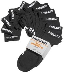 Skarpety Head Elements Sneaker 11 par, czarne, rozmiar 39-42. Czarne skarpetki sportowe Head, bez wzorów, z bawełny. Za 167.99 zł.