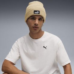 Głęboka czapka beanie Essentials PUMA. Brązowe czapki zimowe Puma, bez wzorów. Za 79.00 zł.
